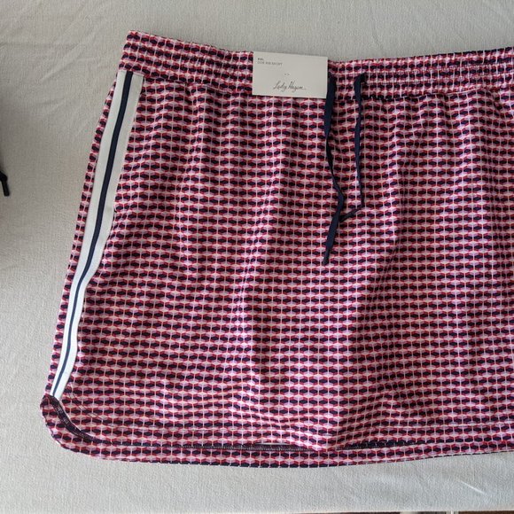Lady Hagen Womens Golf Skort Size XXL Geometric Retro Red Off To The Races NEW - Picture 3 of 5